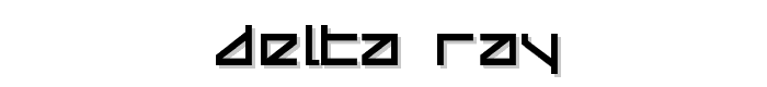 Delta Ray font